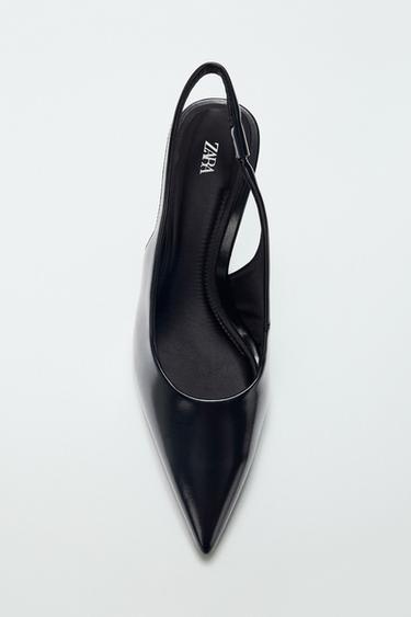 SALTO PLATAFORMA ABERTO ATRÁS - Preto da Zara