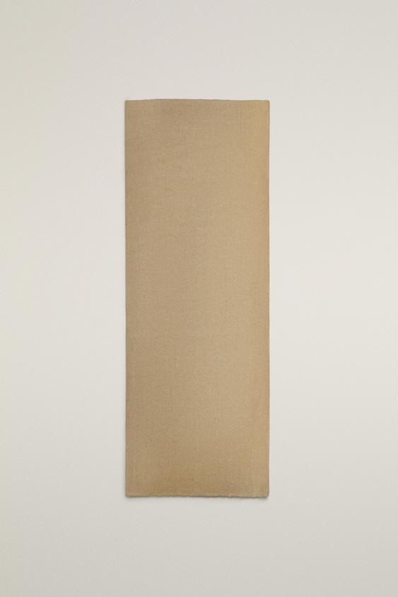 CASHMERE WOOL RUG - Beige by Zara - Image 0