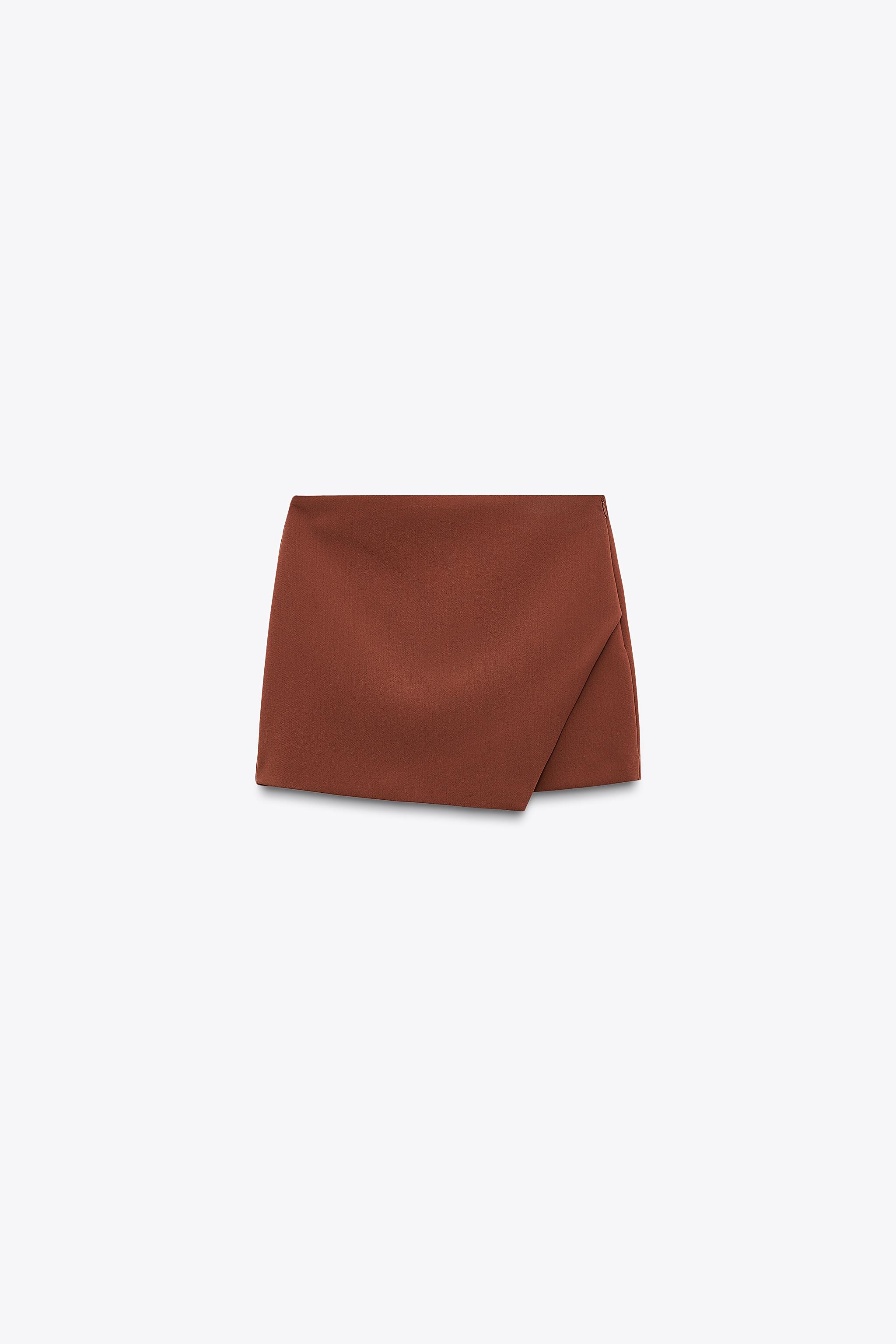 アシンメトリースコート - ブラック | ZARA Japan / 日本