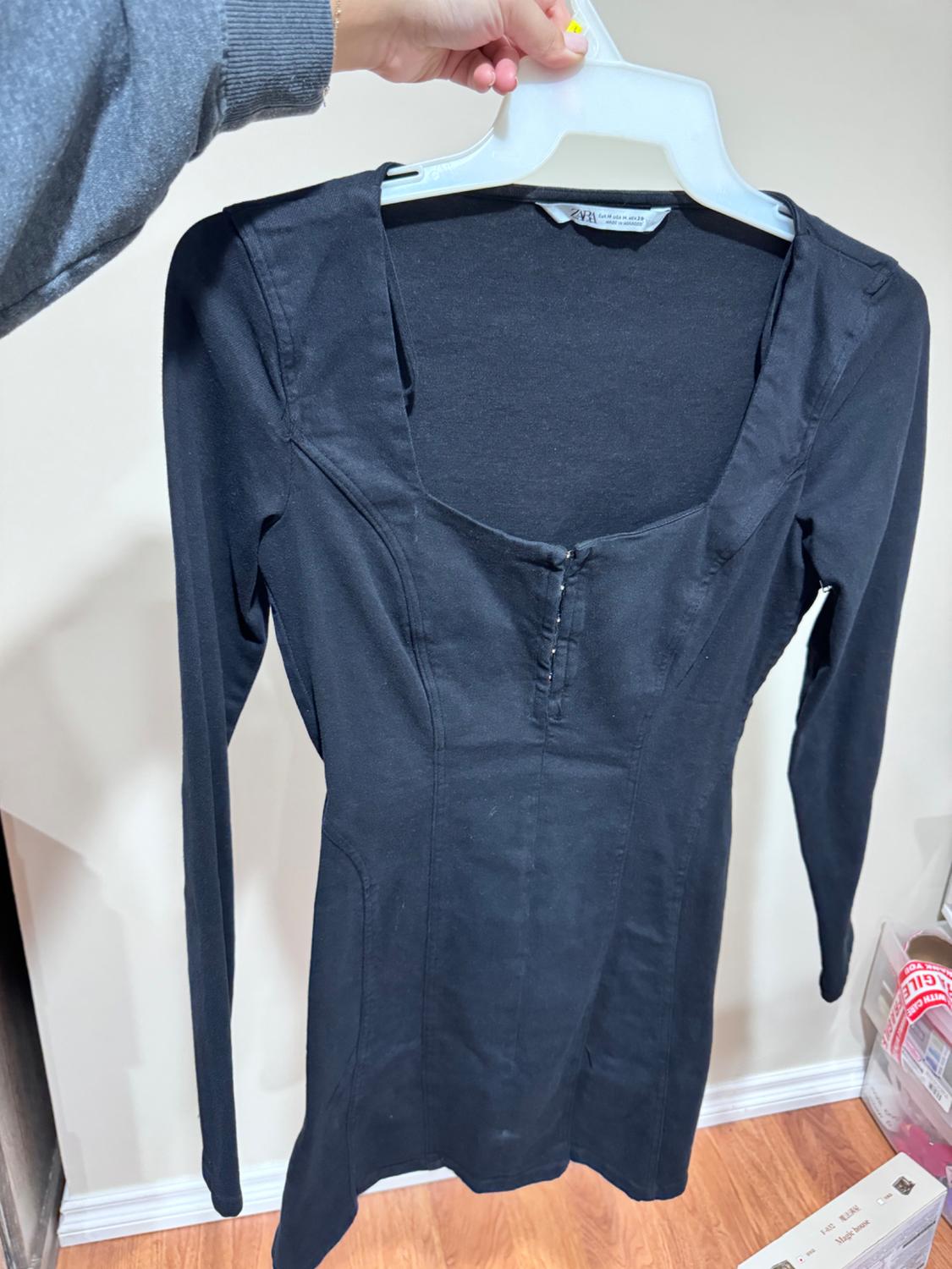 DENIM TRF DRESS