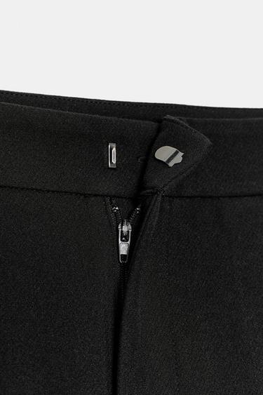 PLEATED CARROT TROUSERS - Black by Zara - Image 7