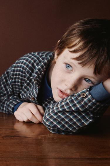 ZARA TIMELESS - CHEMISE SOFT À CARREAUX VICHY - Multicolore de Zara - Image 3