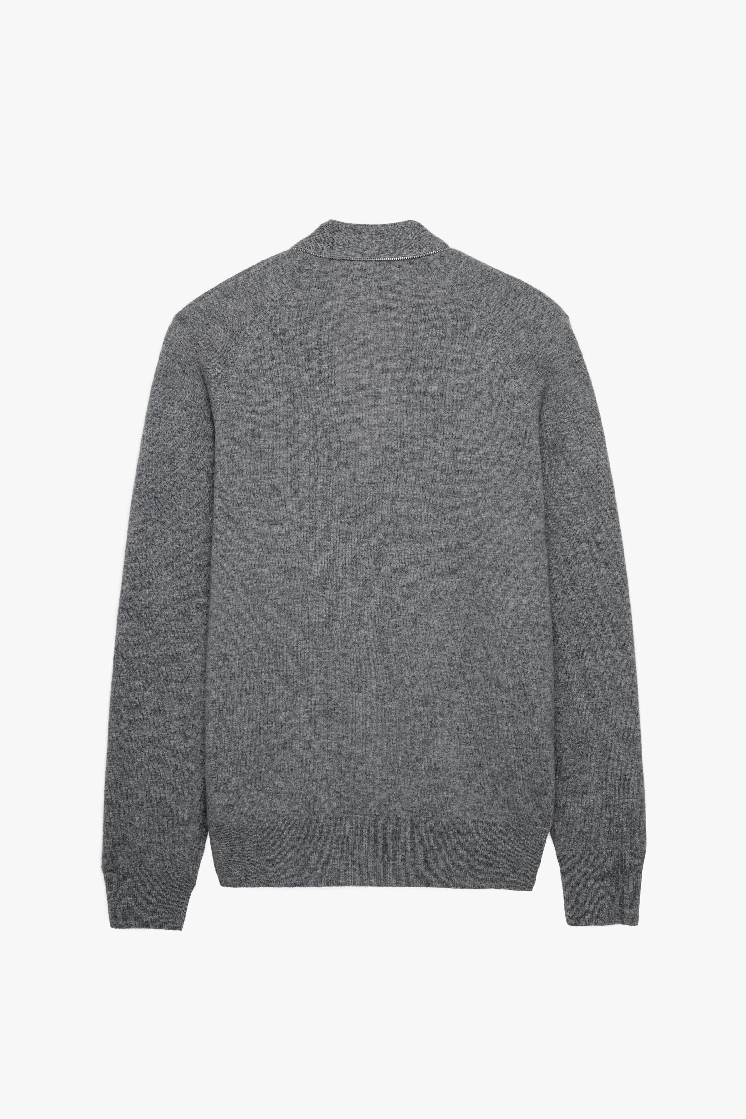 WOOL ZIPPER SWEATER X STEFANO PILATI Gray marl ZARA United States