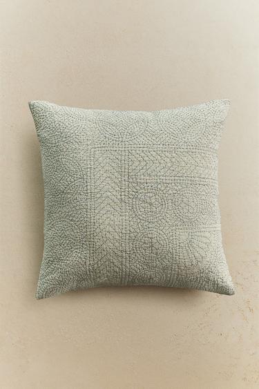 HOUSSE DE COUSSIN BRODERIES - Bleu clair de Zara - Image 5