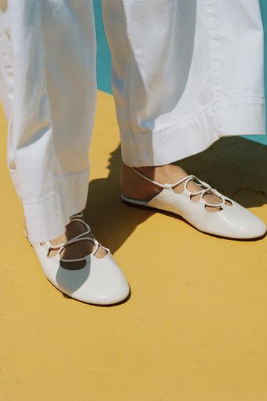 SLINGBACK BALLERINA - White by Zara - Image 1