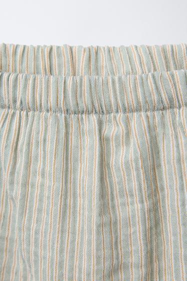 BLOOMER À RAYURES - Vert clair de Zara - Image 2