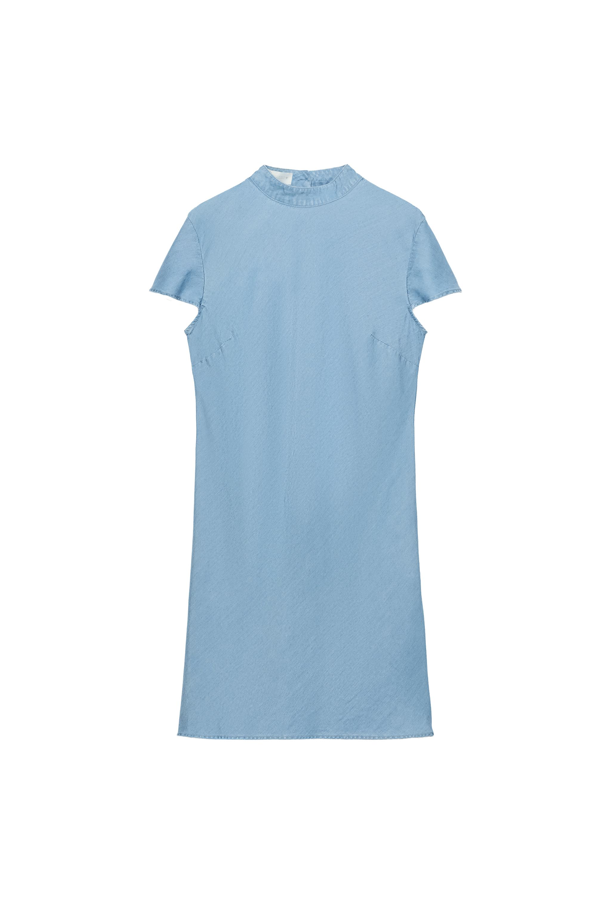 OPEN BACK MINI DRESS - Light blue | ZARA United States
