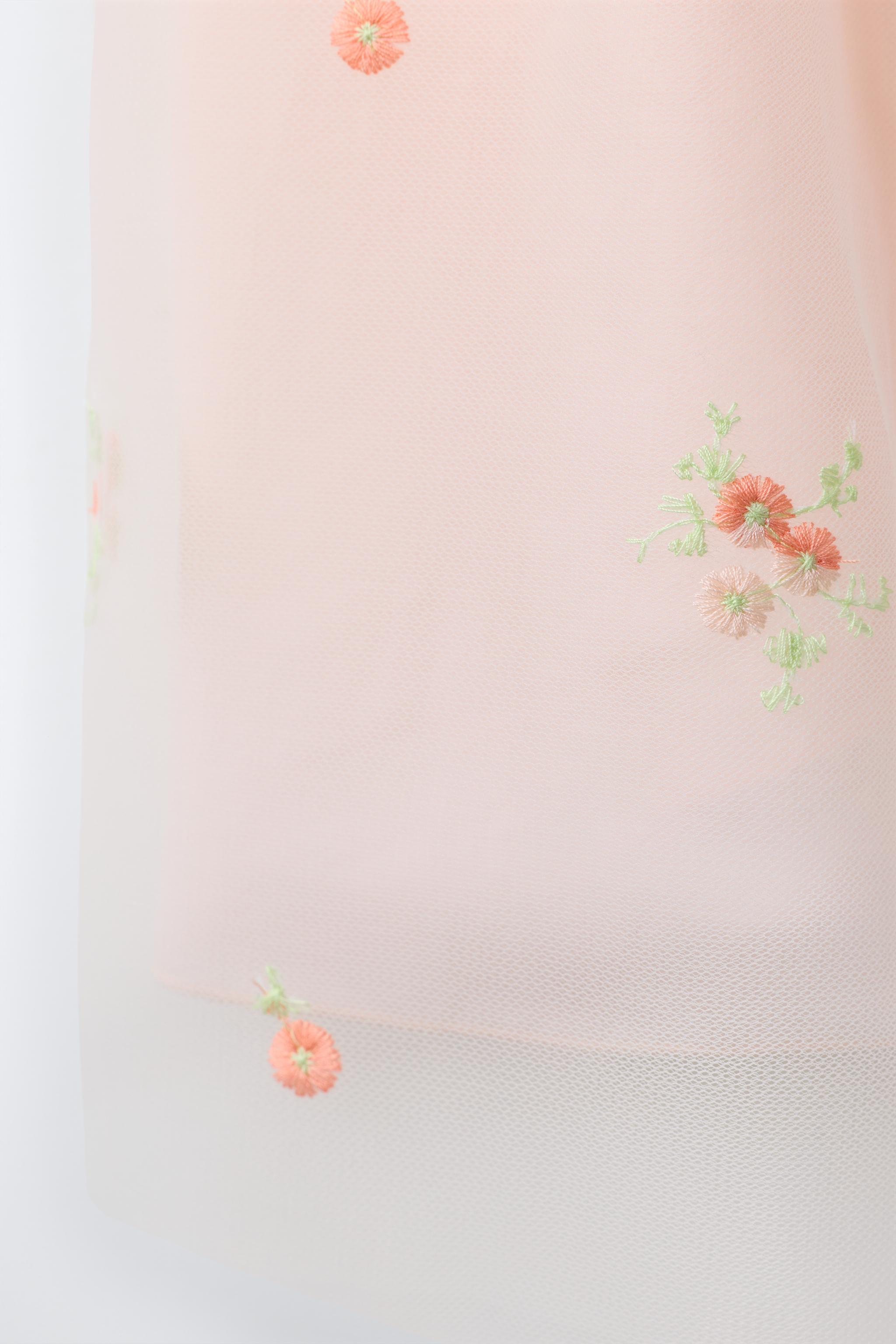 FLORAL TULLE DRESS