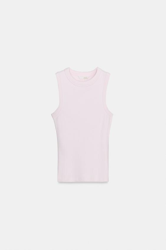 RIB TANK TOP from Zara - $17.90
