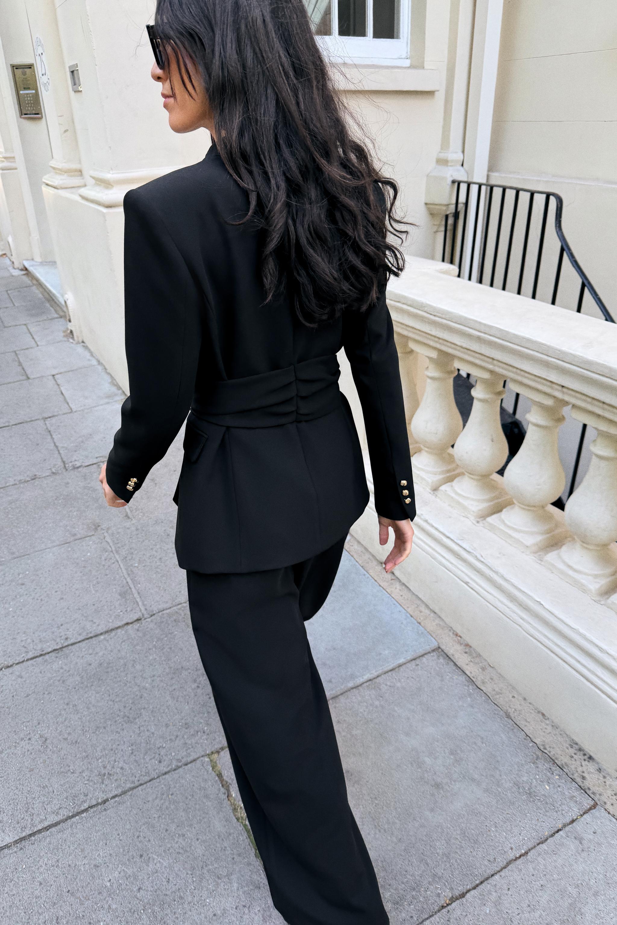BUCKLE BELT BLAZER