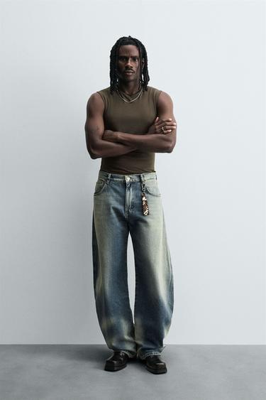 CAMISETA TANK - Marrón de Zara - Imagen 0
