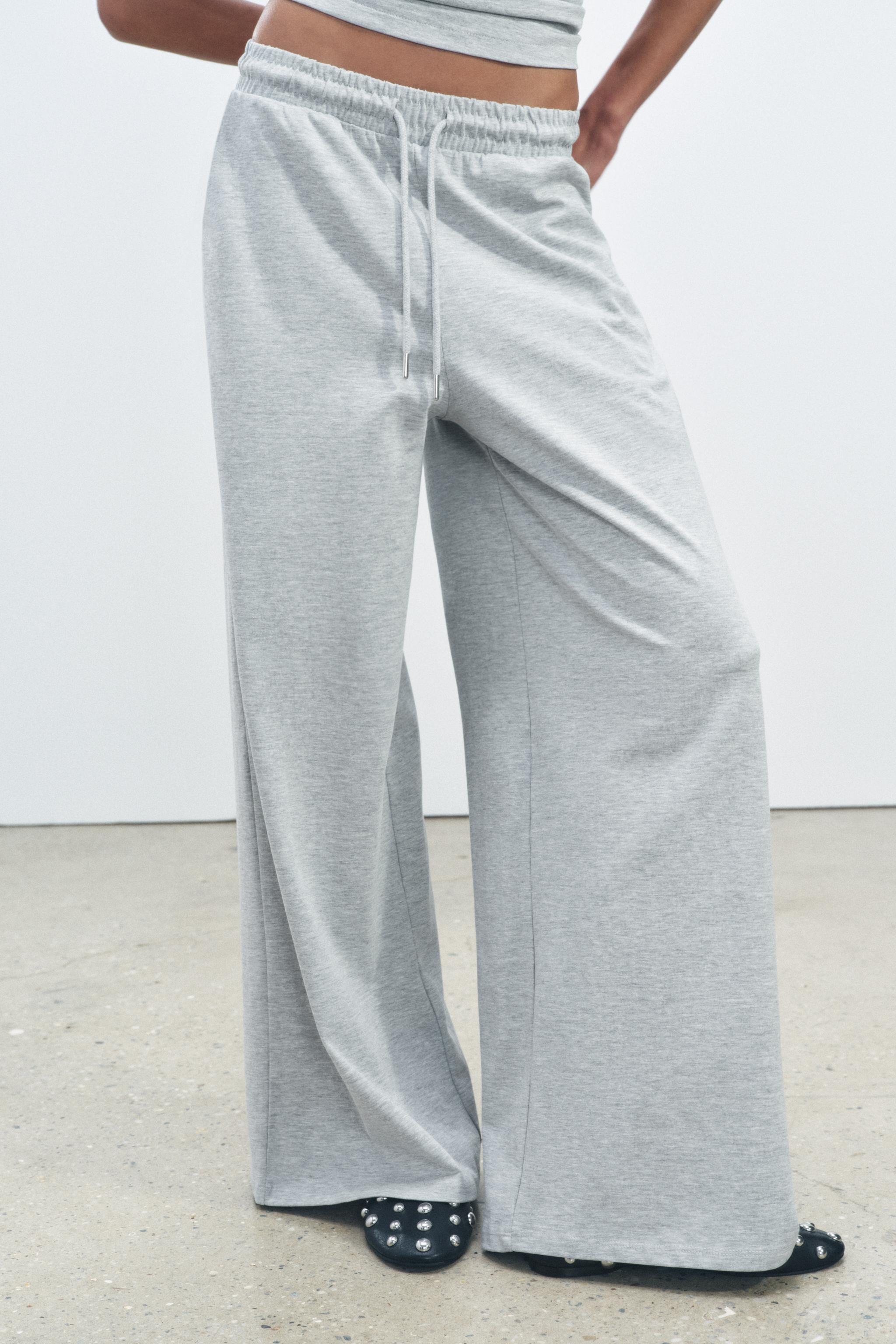 HEAVY COTTON PANTS Charcoal gray ZARA United States