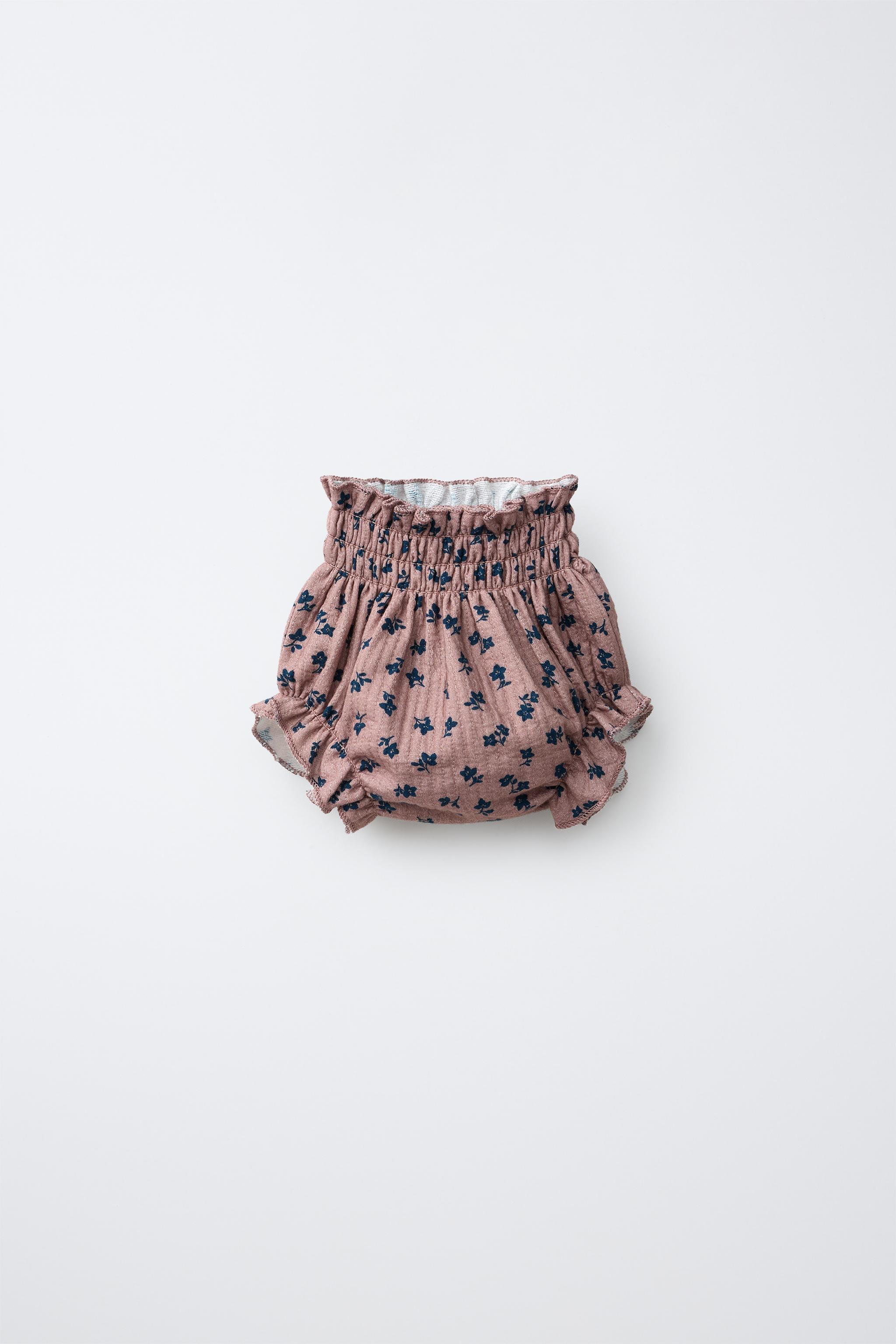 CULOTTE TEXTURÉE À FLEURS
