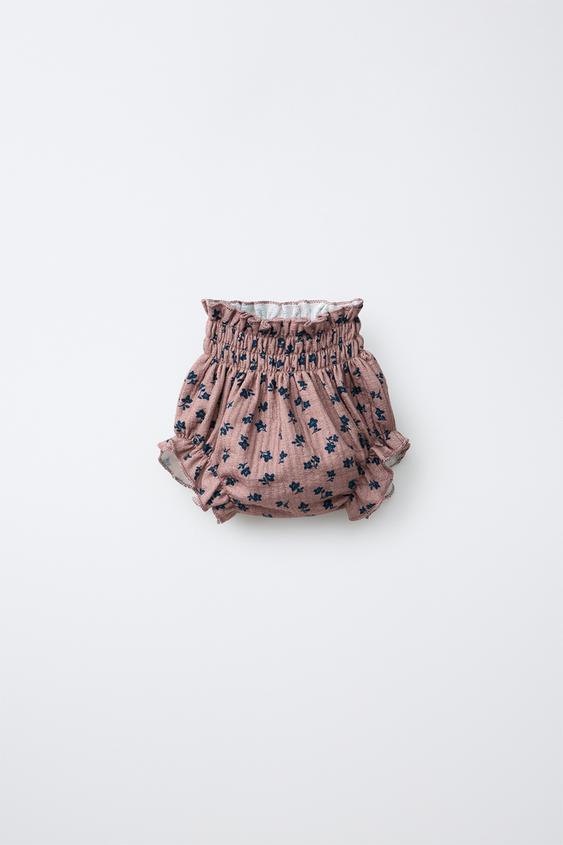 Zaras TROSA MED TEXTUR OCH BLOMMOR - Dammig rosa - Bild 0