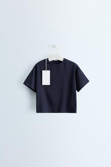 Zara ZARA TIMELESS - TEXT PRINT T-SHIRT - Blue