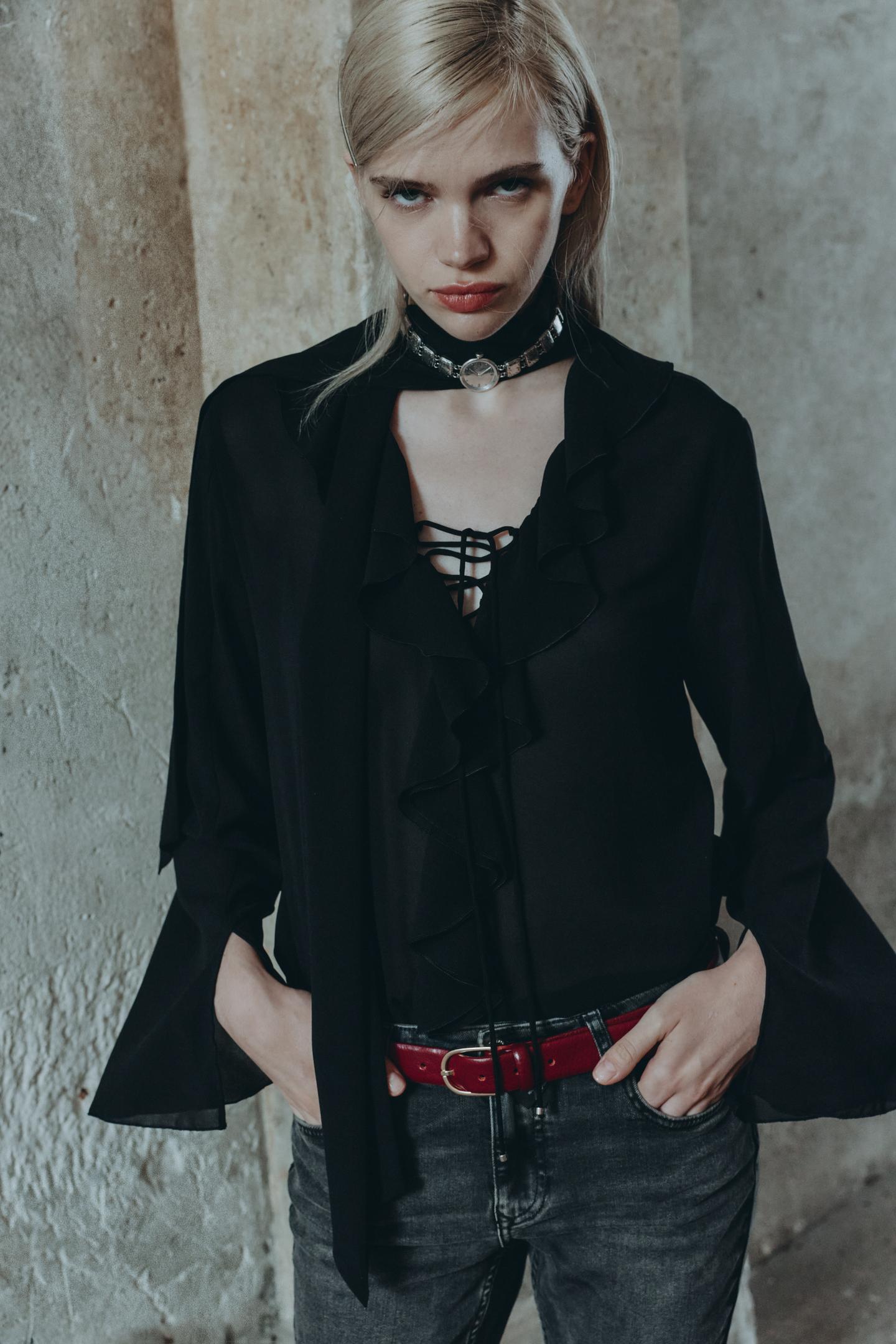 Женские часы Zara Watch Choker Necklace, цвет: Серебряный