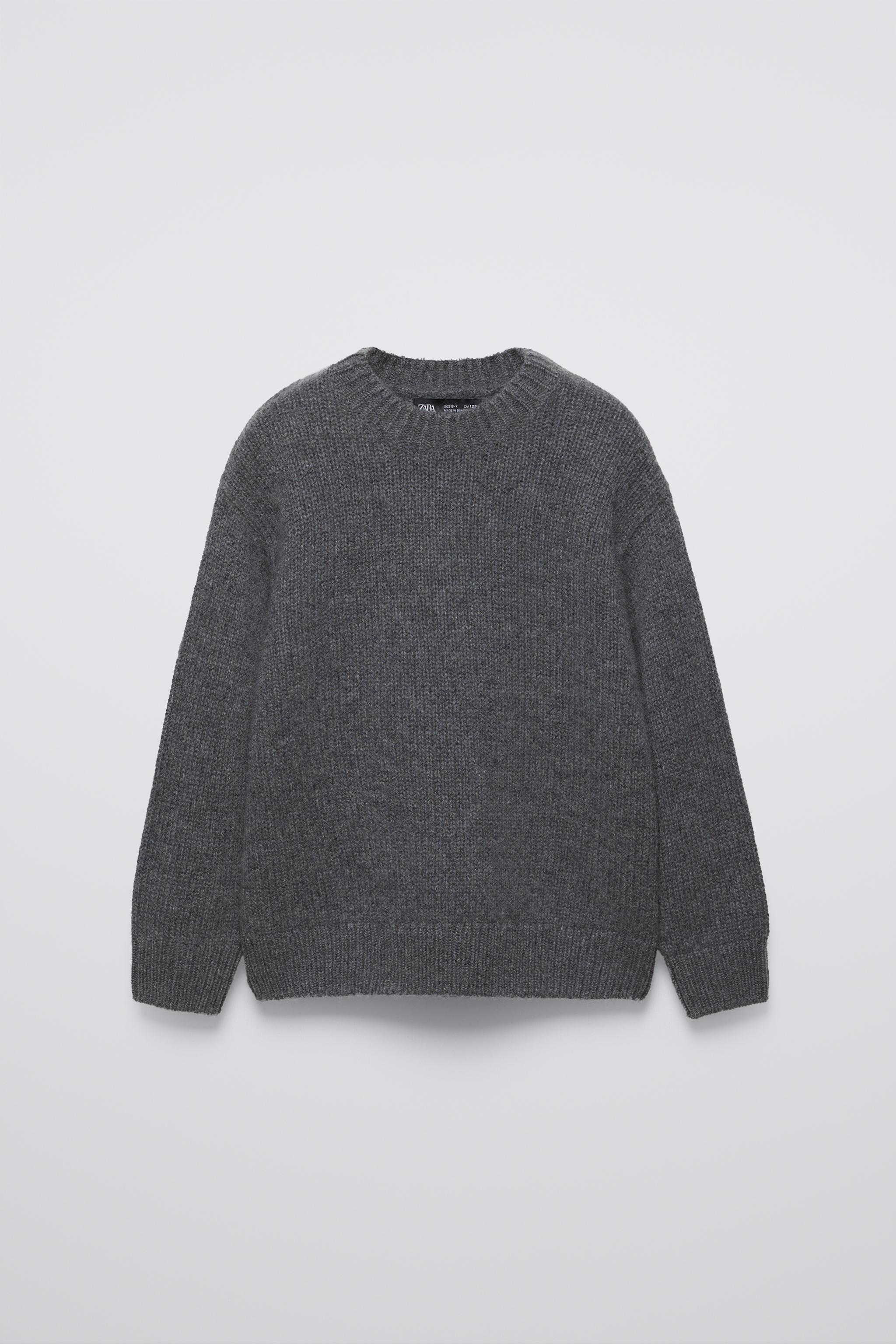 Plain gray sweater best sale