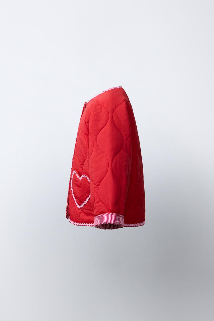 Chaqueta acolchada con corazón 3