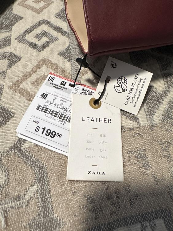 LEATHER BOOT W/BLOCK HEEL - Image 4