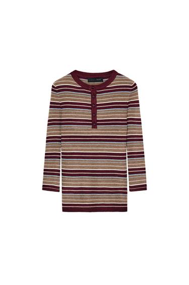 STRIPED KNIT JUMPER - Multicoloured by Zara