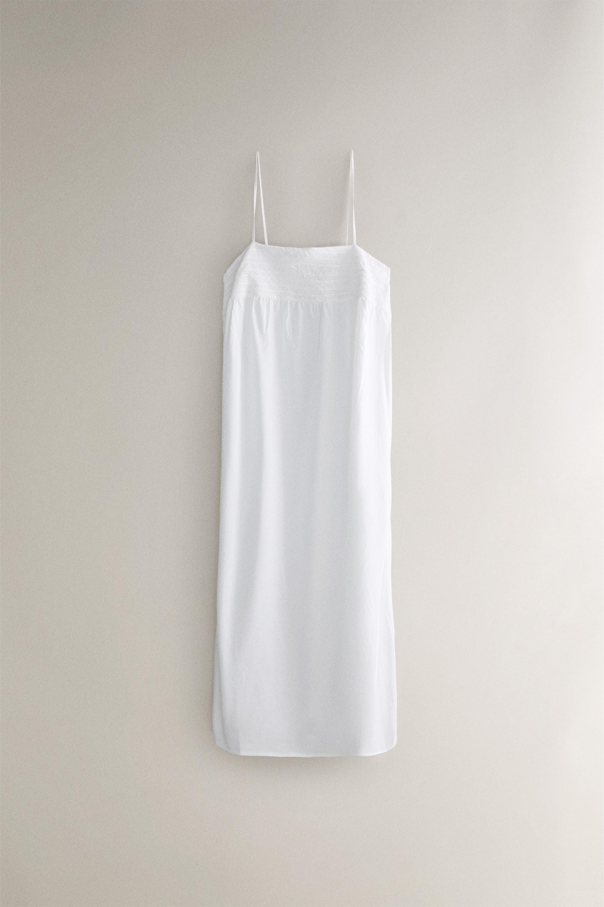 洋楽 STRAIGHT LACED NIGHMARE LACE COTTON NIGHTGOWN | Zara Home United States of America