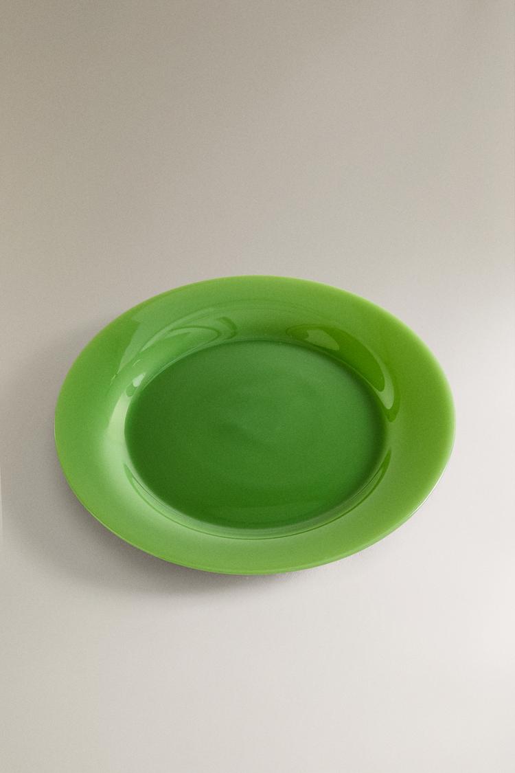 GLASS DESSERT PLATE