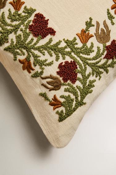 HOUSSE DE COUSSIN TUFTING - Beige clair de Zara - Image 1