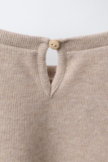 ENSEMBLE T-SHIRT ET LEGGING FLARE SOFT TOUCH - Sable / Chiné de Zara - Image 2