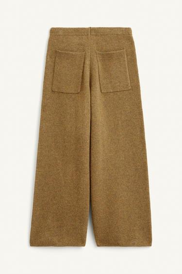 KNT ST PNT 15 - زيتوني داكن الخاص بـ Zara