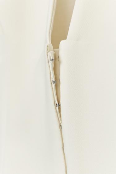 TOP HALTER STYLE CORSET - Écru de Zara - Image 5