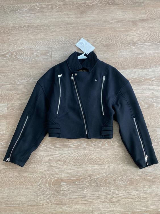 MANTECO WOOL BIKER JACKET ZW COLLECTION