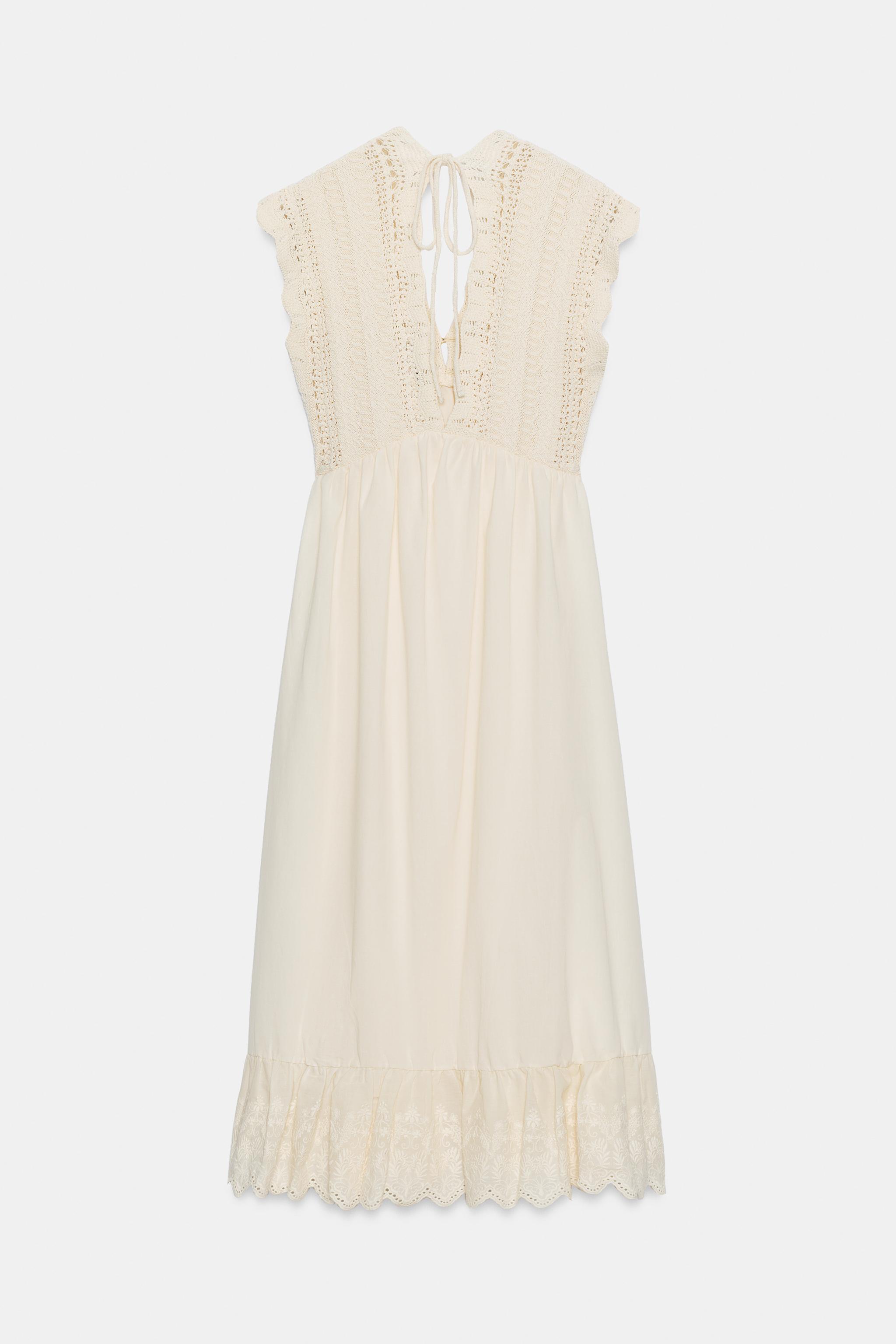 COMBINATION KNIT DRESS