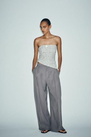 STRAPLEZ PULLU TOP