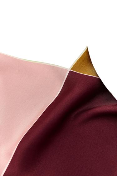 100% VISCOSE PRINTED SCARF - Salmon by Zara