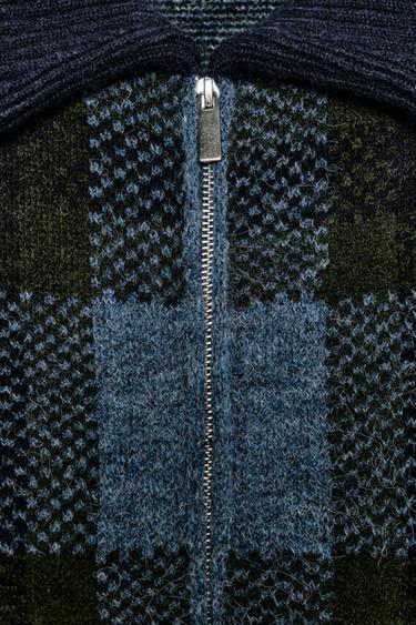 CHECKED CARDIGAN - Multicoloured by Zara - Image 4