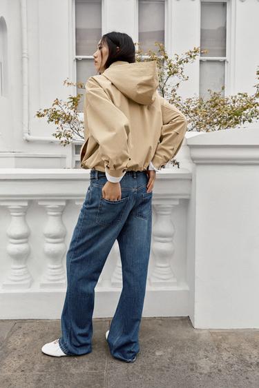 BLOUSON À CAPUCHE AMOVIBLE - Marron clair de Zara - Image 5