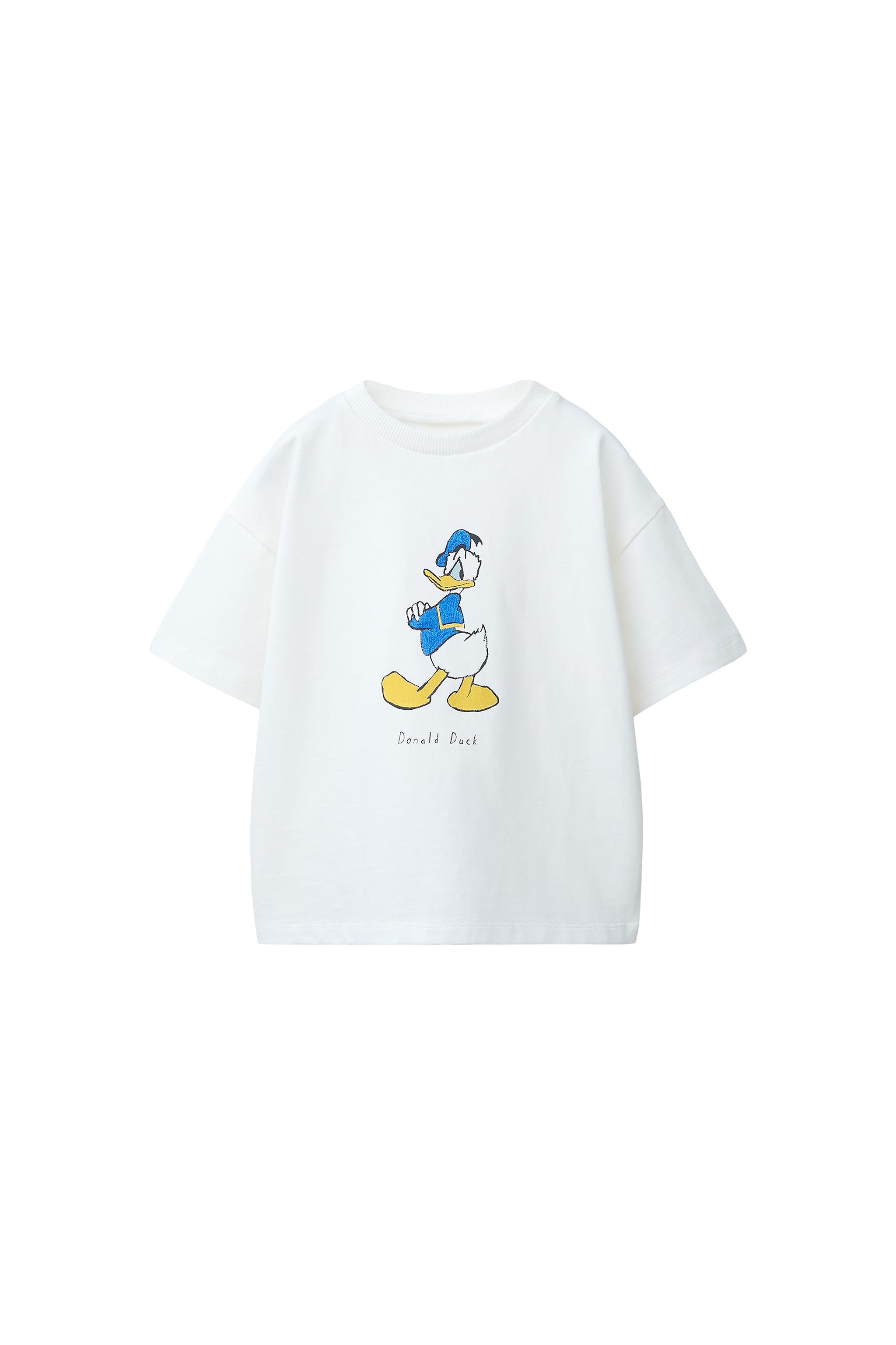 ドナルドダック © ディズニー Tシャツ - ホワイト | ZARA Japan / 日本
