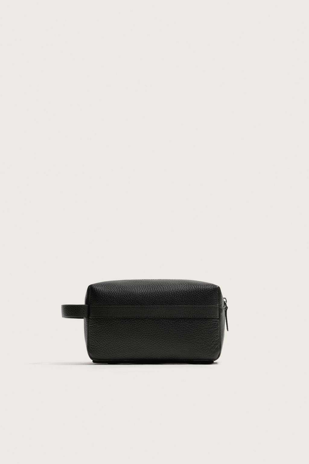 Leather Toiletry Bag — Men's