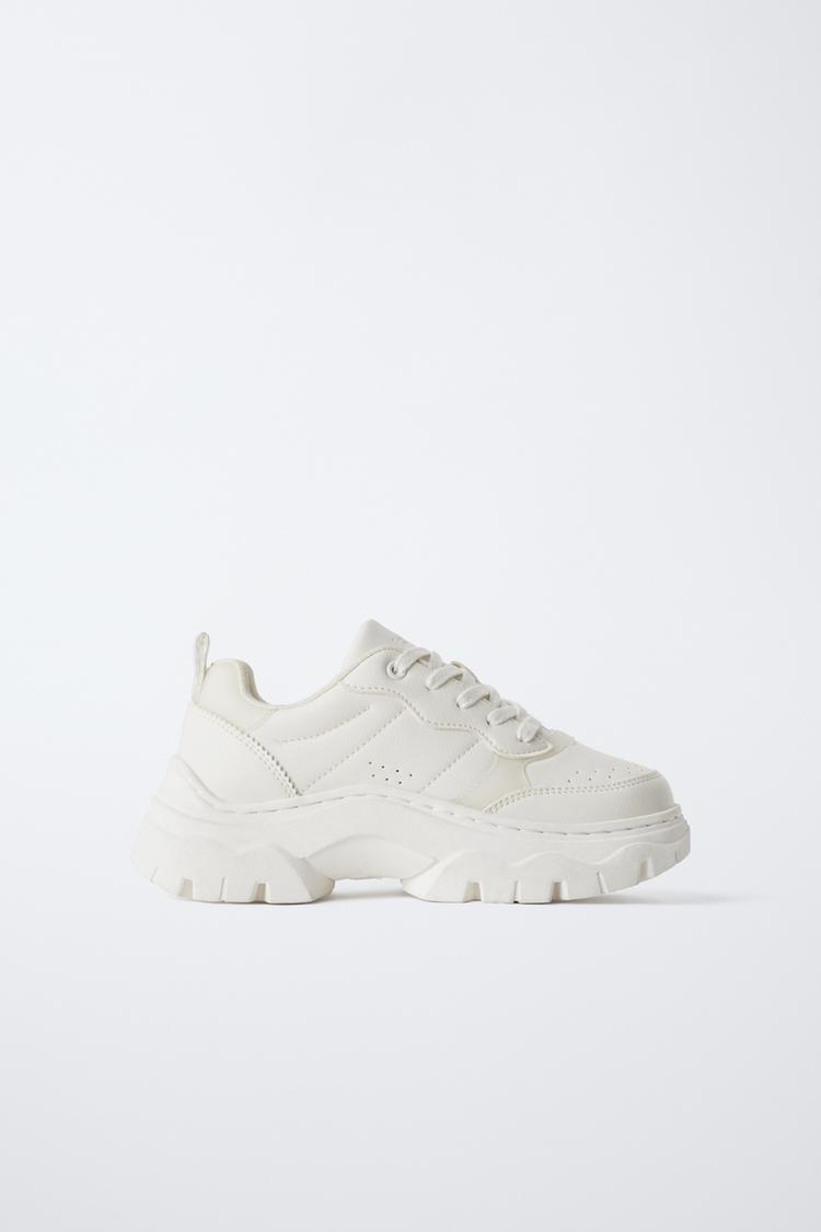 CHUNKY SOLE TRAINERS White ZARA Australia