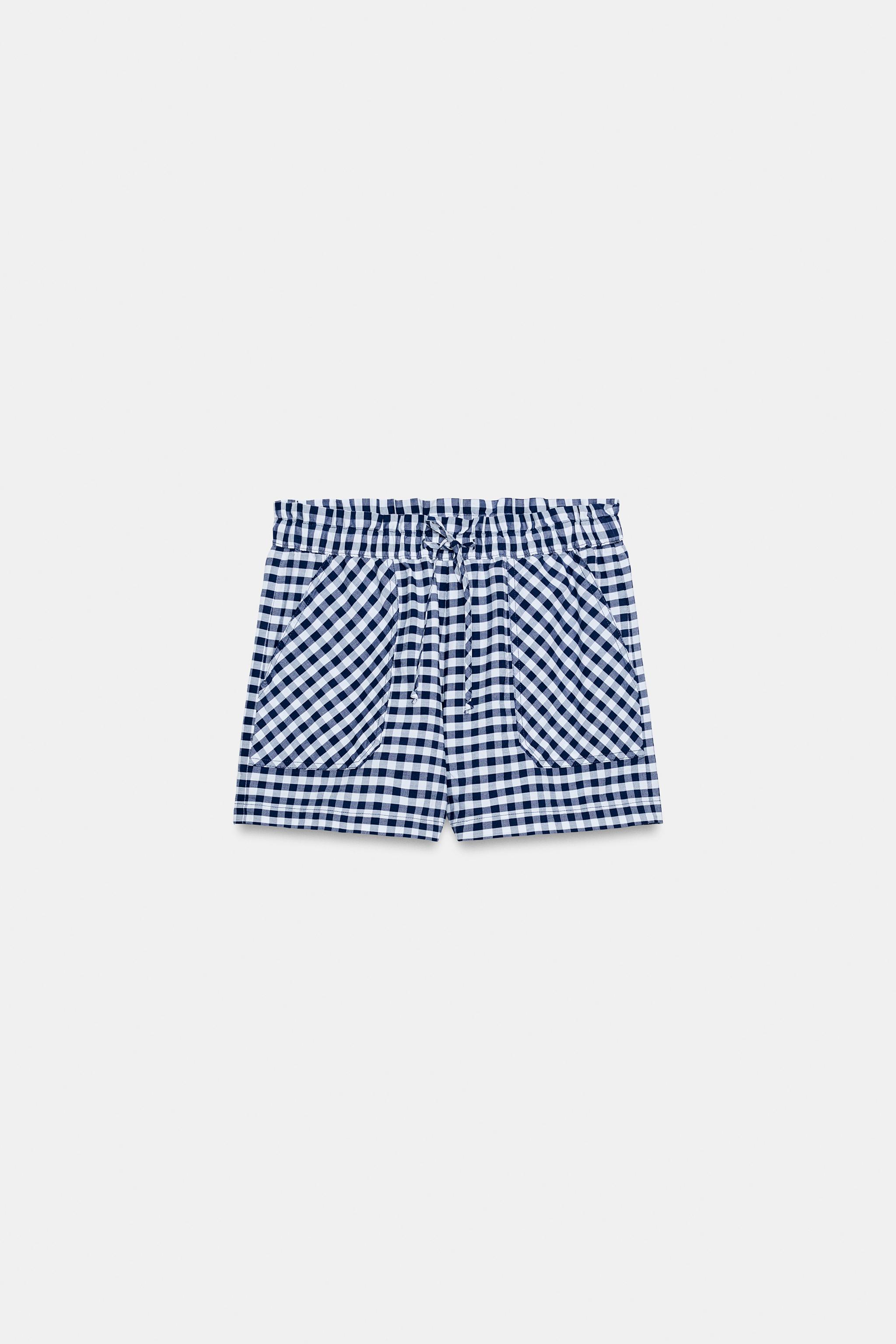 GINGHAM SHORTS ZW COLLECTION