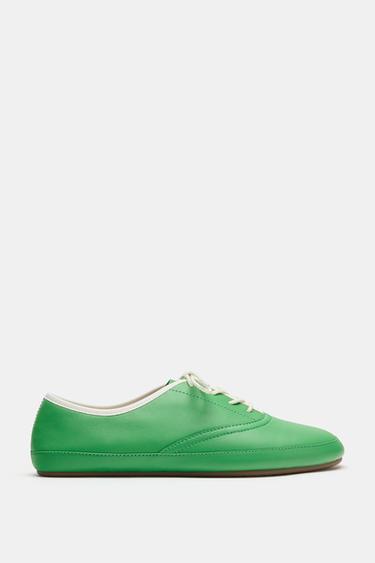 FRUIT OF THE LOOM™ LEATHER BLUCHERS — Green 2