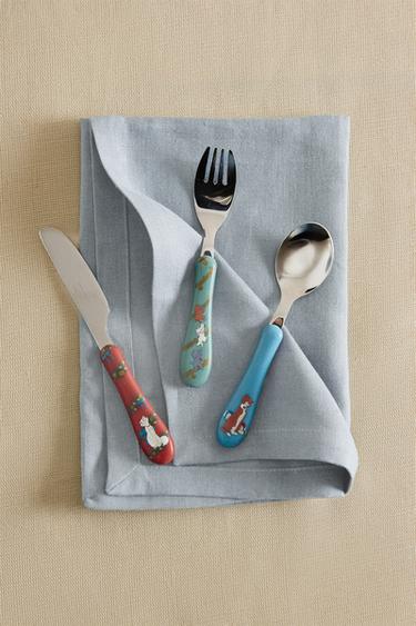 CHILDREN'S CHRISTMAS THE ARISTOCATS ©DISNEY CUTLERY SET - متعدد الألوان الخاص بـ Zara