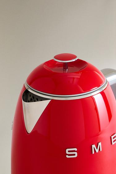 SMALL STEEL SMEG KETTLE - Red by Zara - Image 2