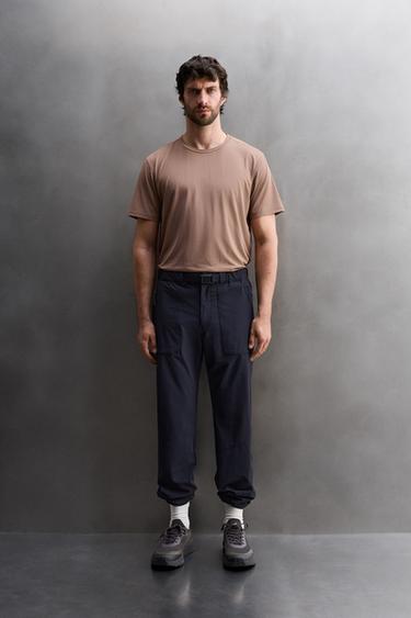 BASIC TECHNICAL T-SHIRT - Chalk pink by Zara