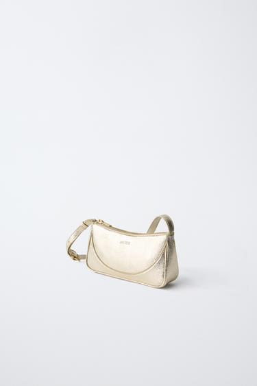 SAC BANDOULIÈRE MÉTALLISÉ - Or de Zara - Image 1