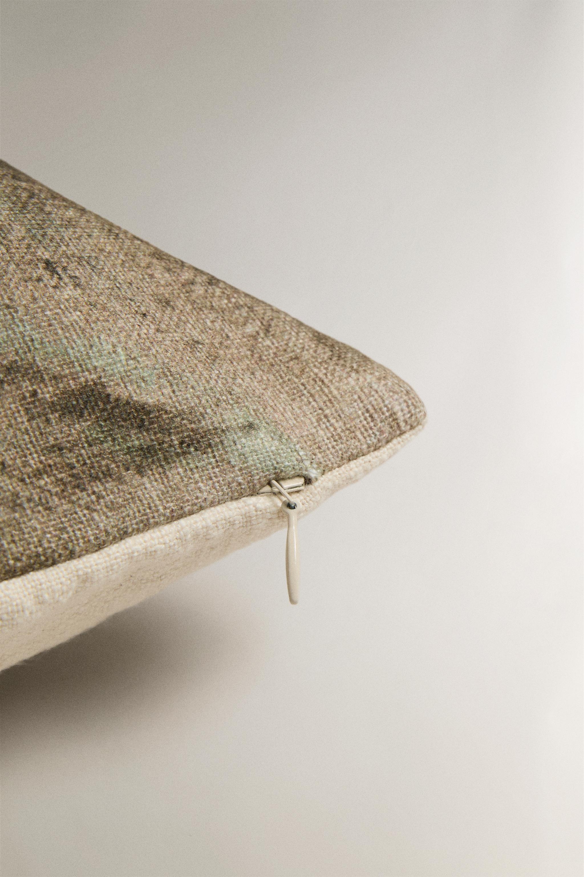 HOUSSE DE COUSSIN FLEURS