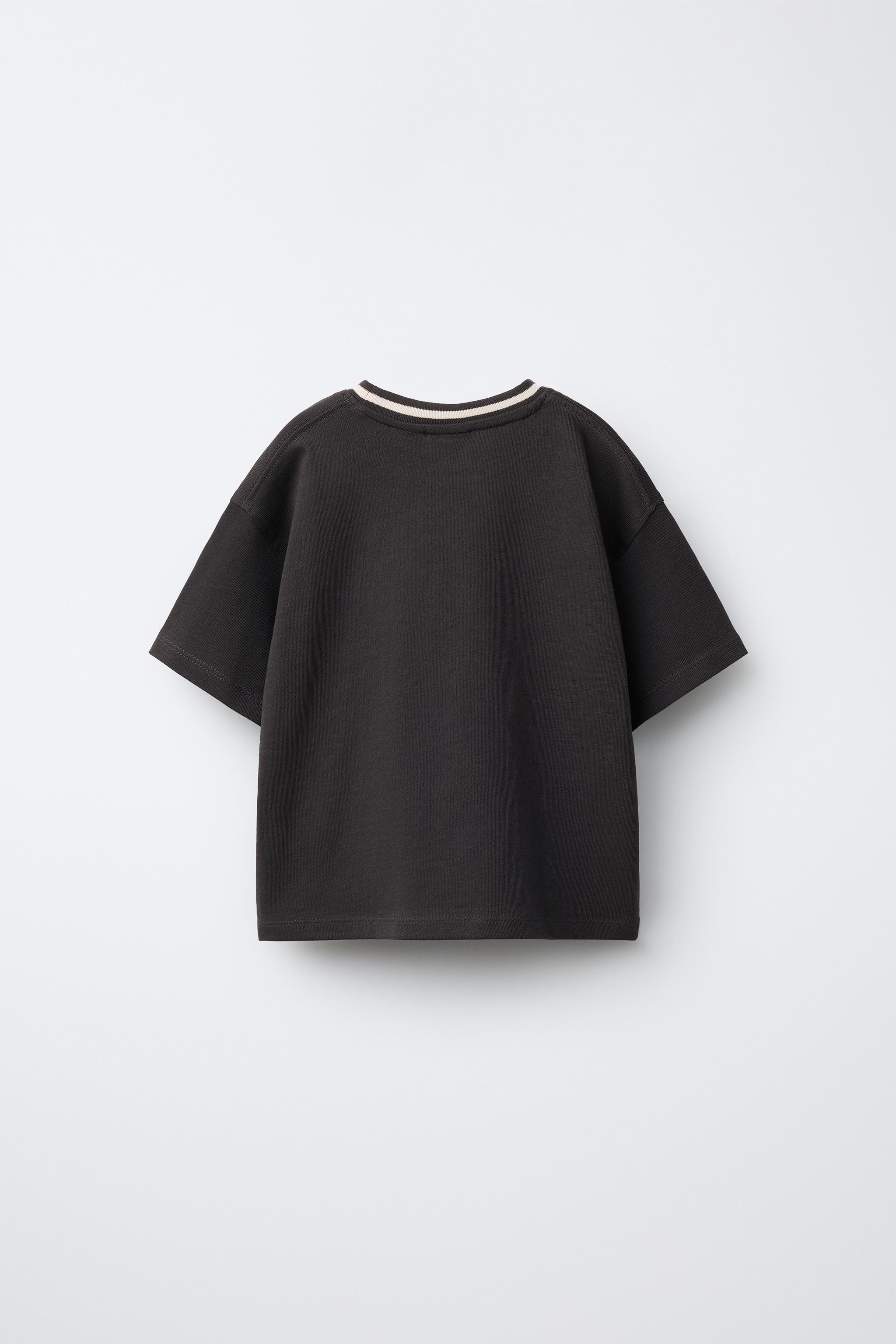 EMBROIDERED TEXT T-SHIRT