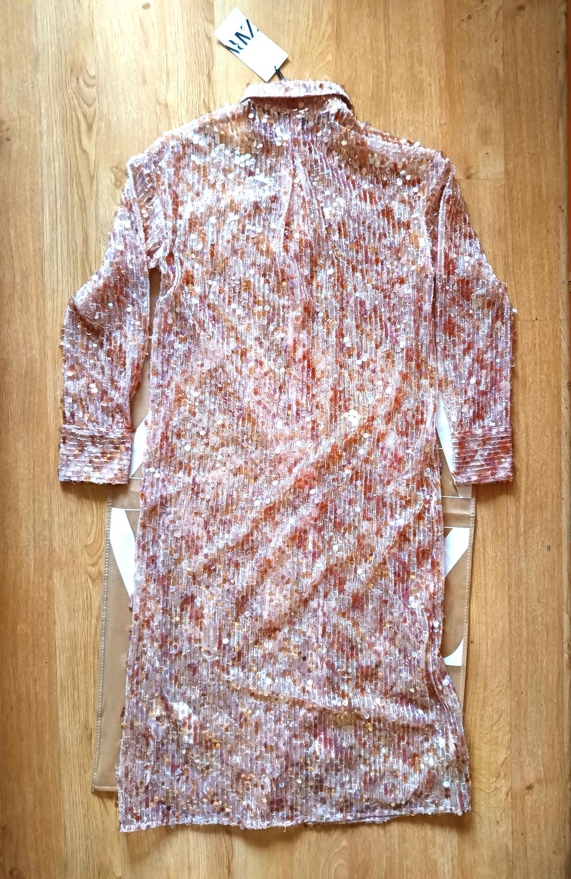 LONG SHIRT WITH SEQUINS - Image 5
