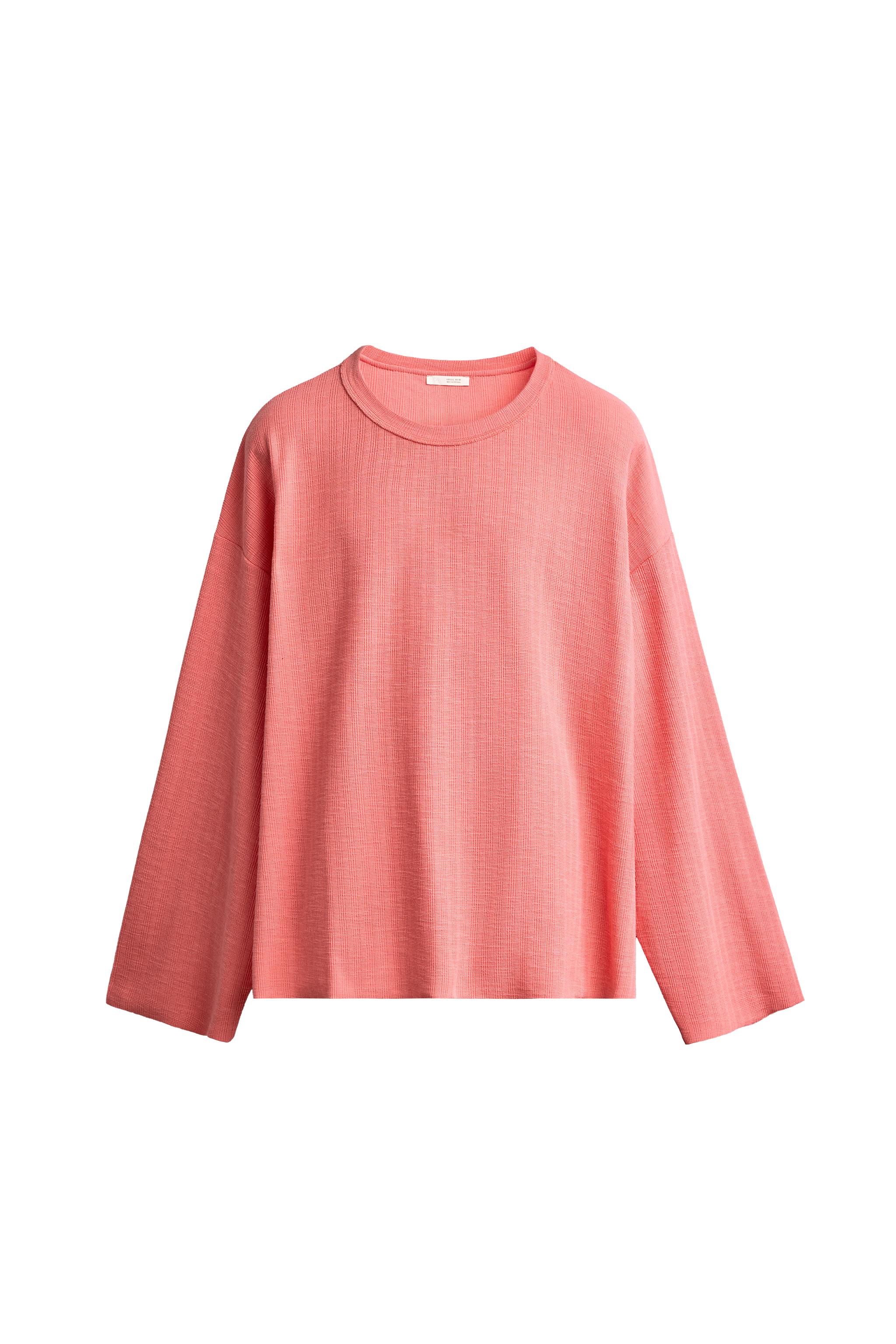 CAMISETA RELAXED FIT MANGA LARGA