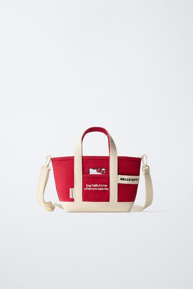 HELLO KITTY© SANRIO MINI TOTE BAG - Red by Zara